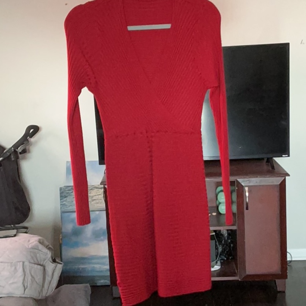 Elegant Red Women's Dress